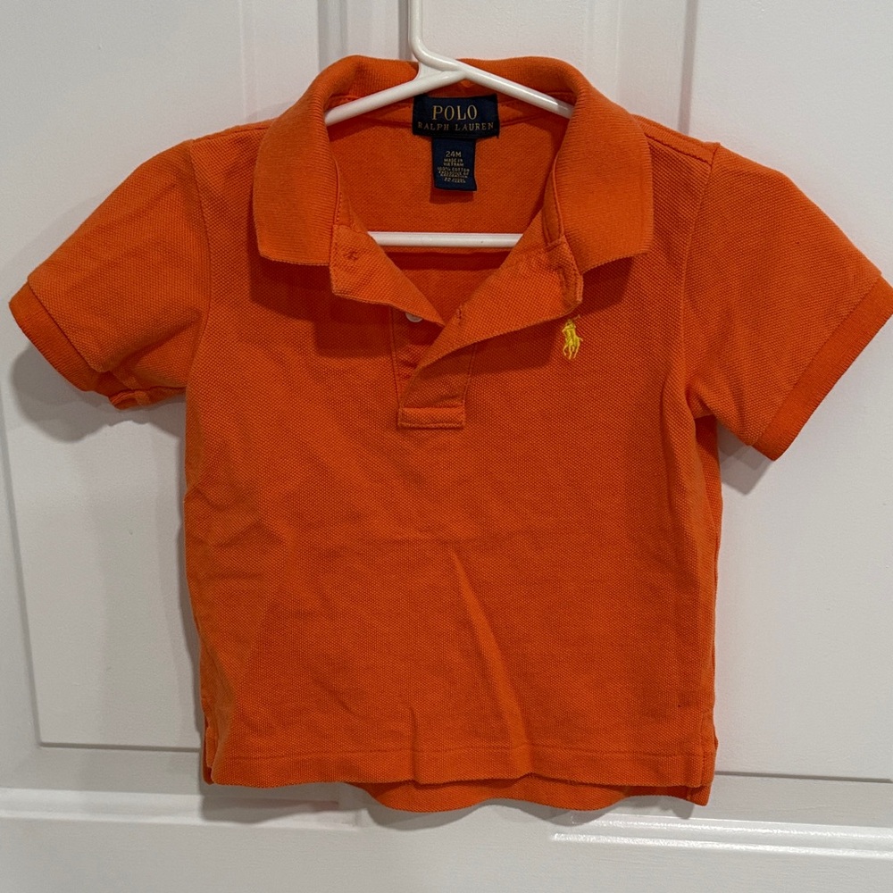 Polo by Ralph Lauren Kids Bright Orange Polo Shirt